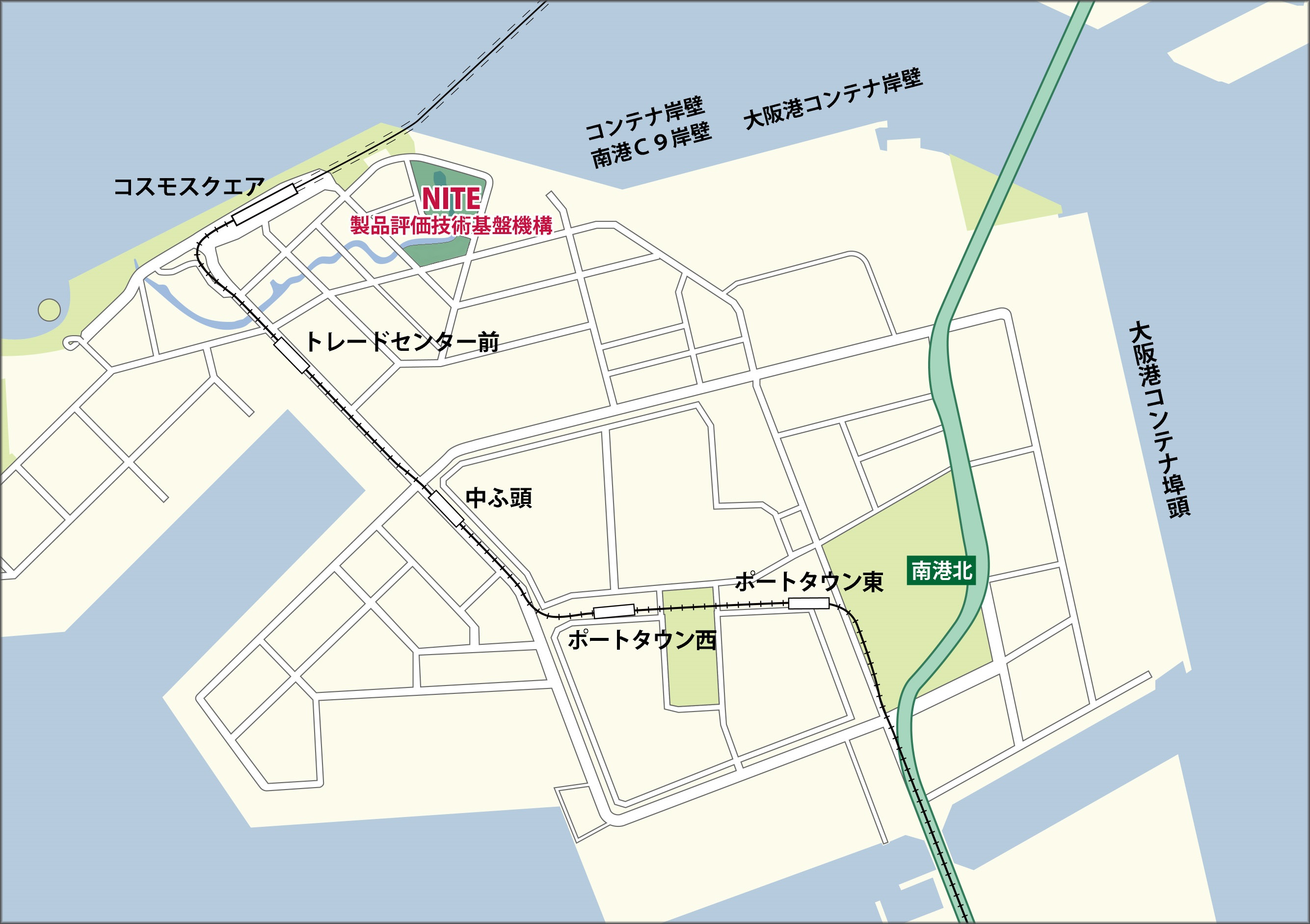 NITE 製品評価技術基盤機構(大阪)  自動車案内地図