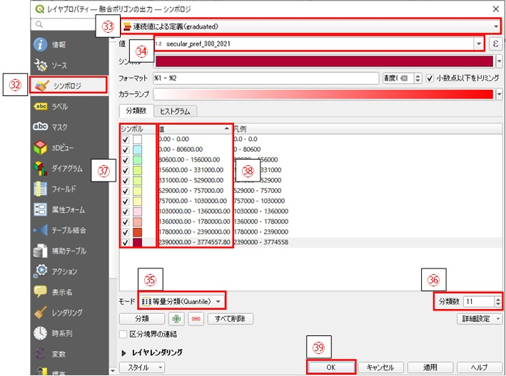 「シンポロジ」設定ウィンドウ