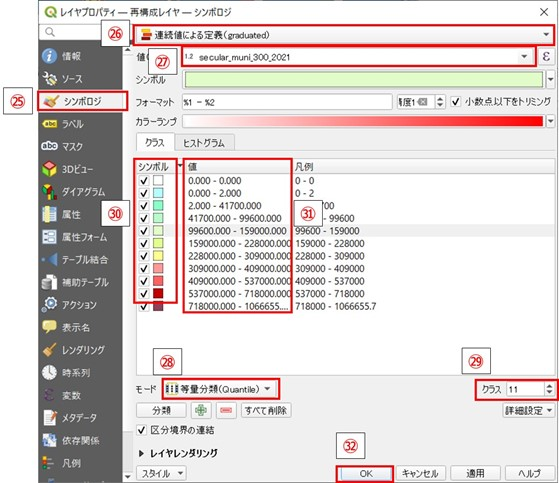「シンポロジ」設定ウィンドウ