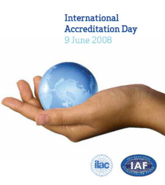 International Accreditation Day 9 June 2008 のイメージ画像です。
