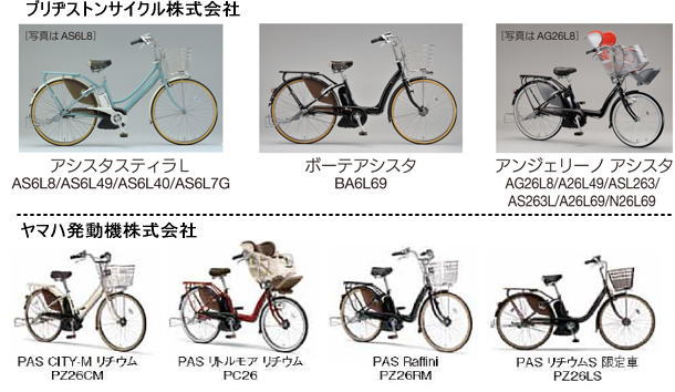 2013/10/07 ブリヂストンサイクル株式会社 ヤマハ発動機株式会社（OEM