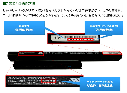 2016/03/02 ソニー株式会社 ノートパソコン用バッテリーパック | 製品 ...