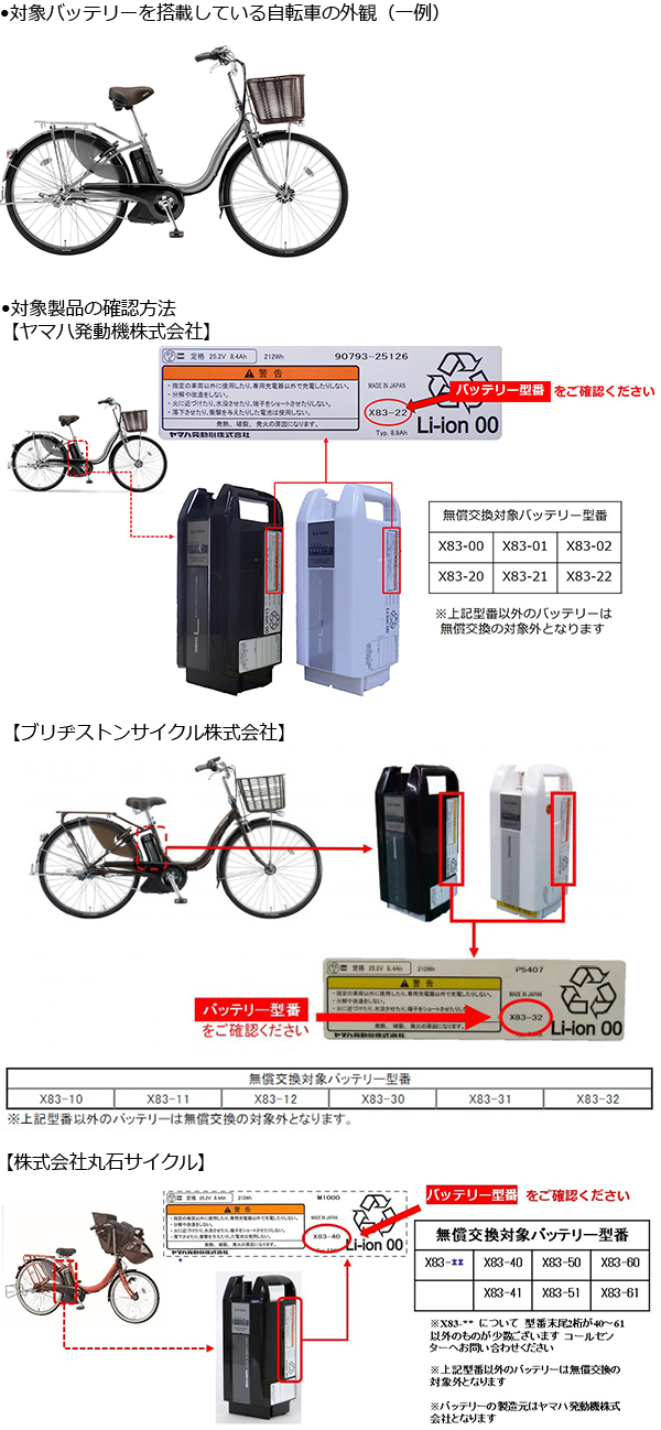 電動 リコール ブリジストン 自転車 自転車343万台リコール ブリヂストンとヤマハ