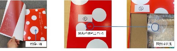 2021/11/05　株式会社トパック　雑誌付録付き（裁縫セット）対象製品の外観、確認方法