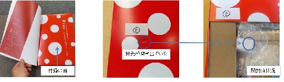 2021/11/05　株式会社トパック　雑誌付録付き（裁縫セット）対象製品の外観、確認方法