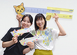 【フォトスポット】巨大猫型ノギスと記念撮影をしよう!