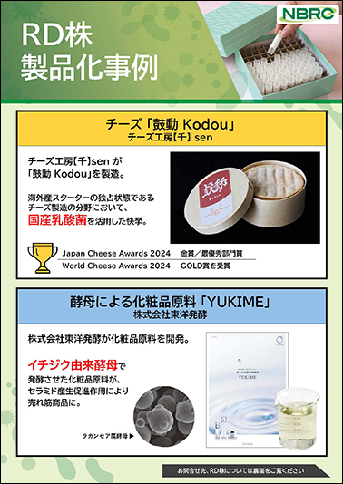 RD株製品化事例チラシの画像です